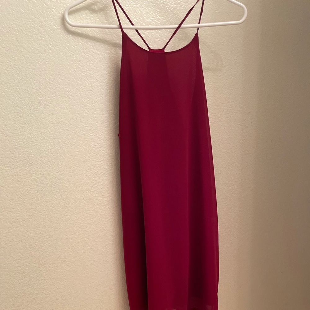Ruby Red Mid-Calf Dress